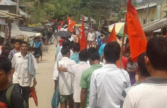 Lok Sabha Election : CPI-M Campaigns for MP Jitendra Chaudhury at Longtarai Valley